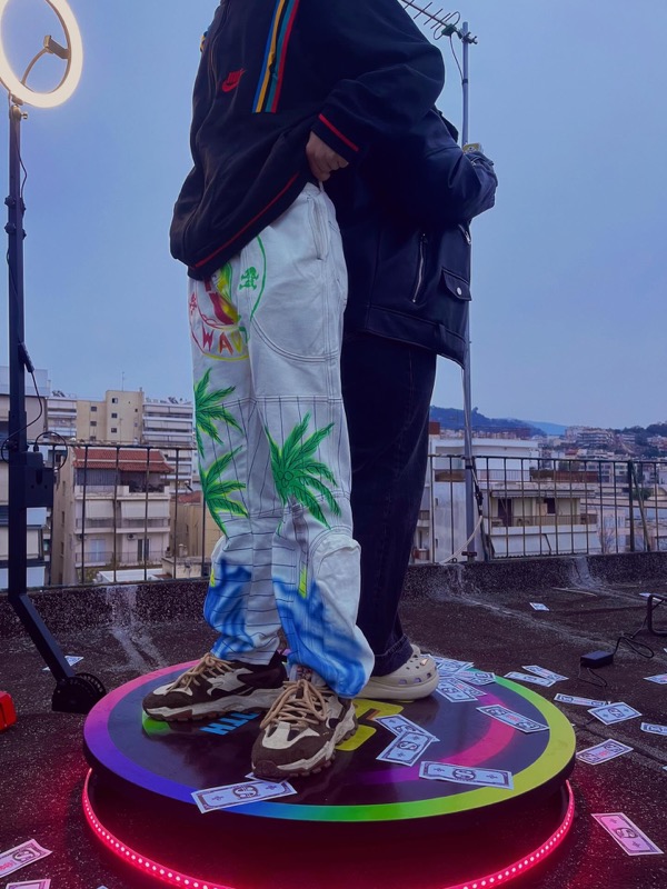 Boothflix at party event with guests