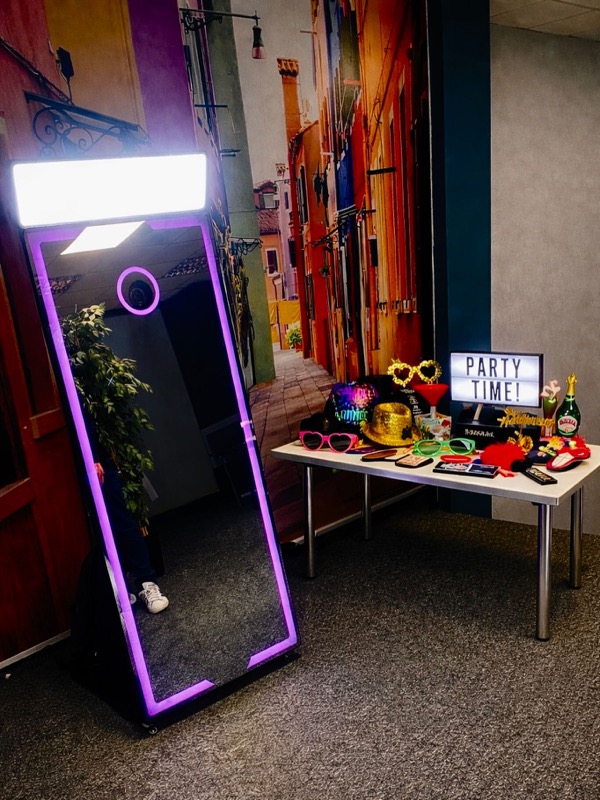 Boothflix photobooth setup ready for events